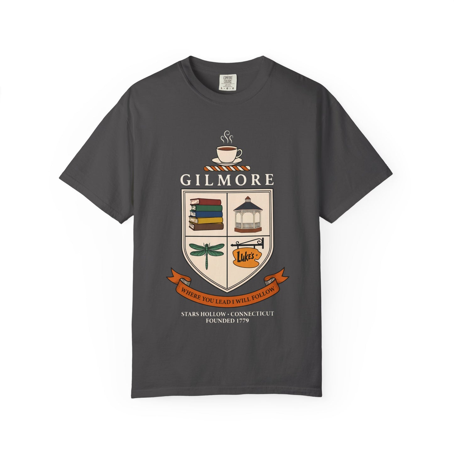Gilmore Crest T-Shirt Dark #3
