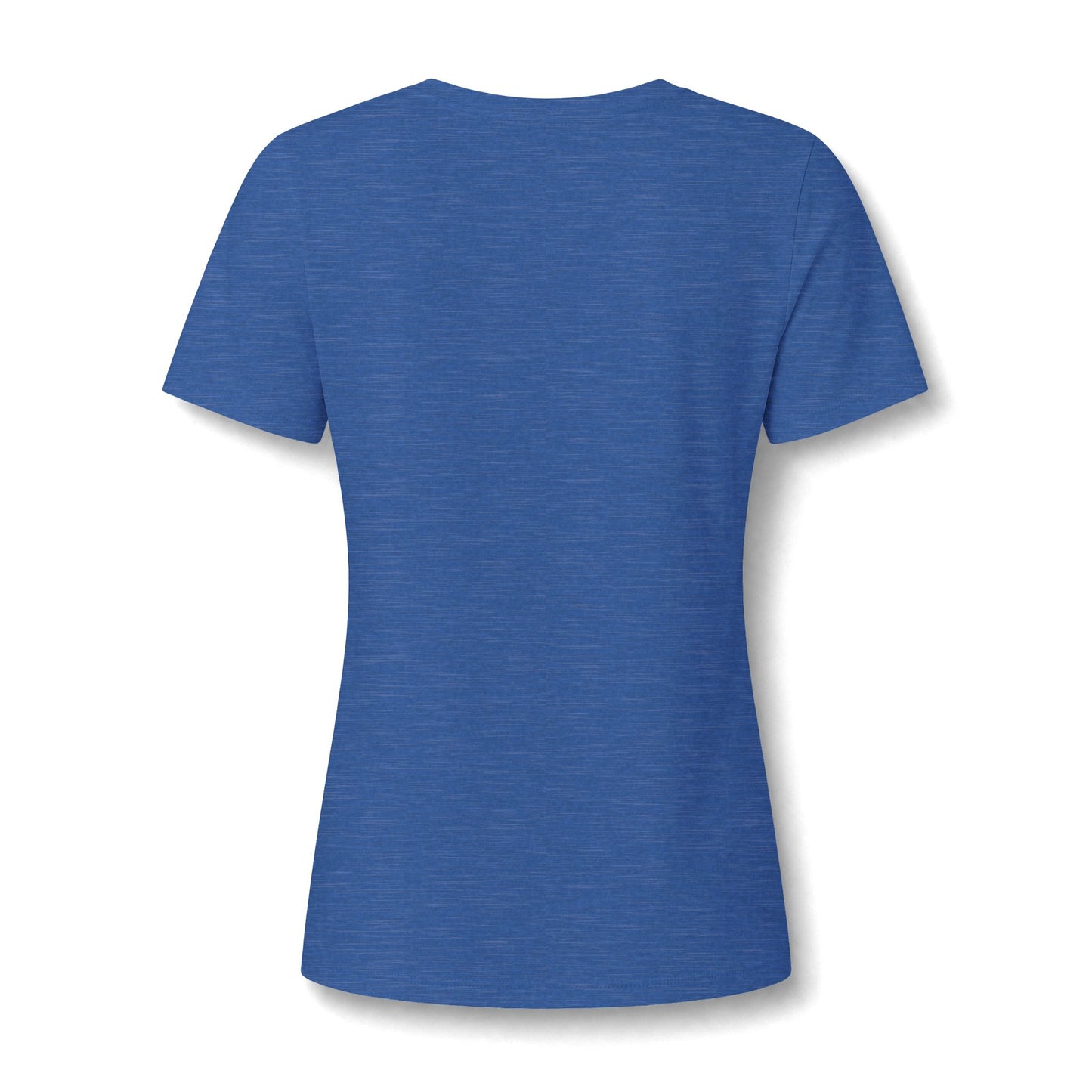 Gilmore Women's Relaxed Heather CVC V-Neck Tee Dark #2