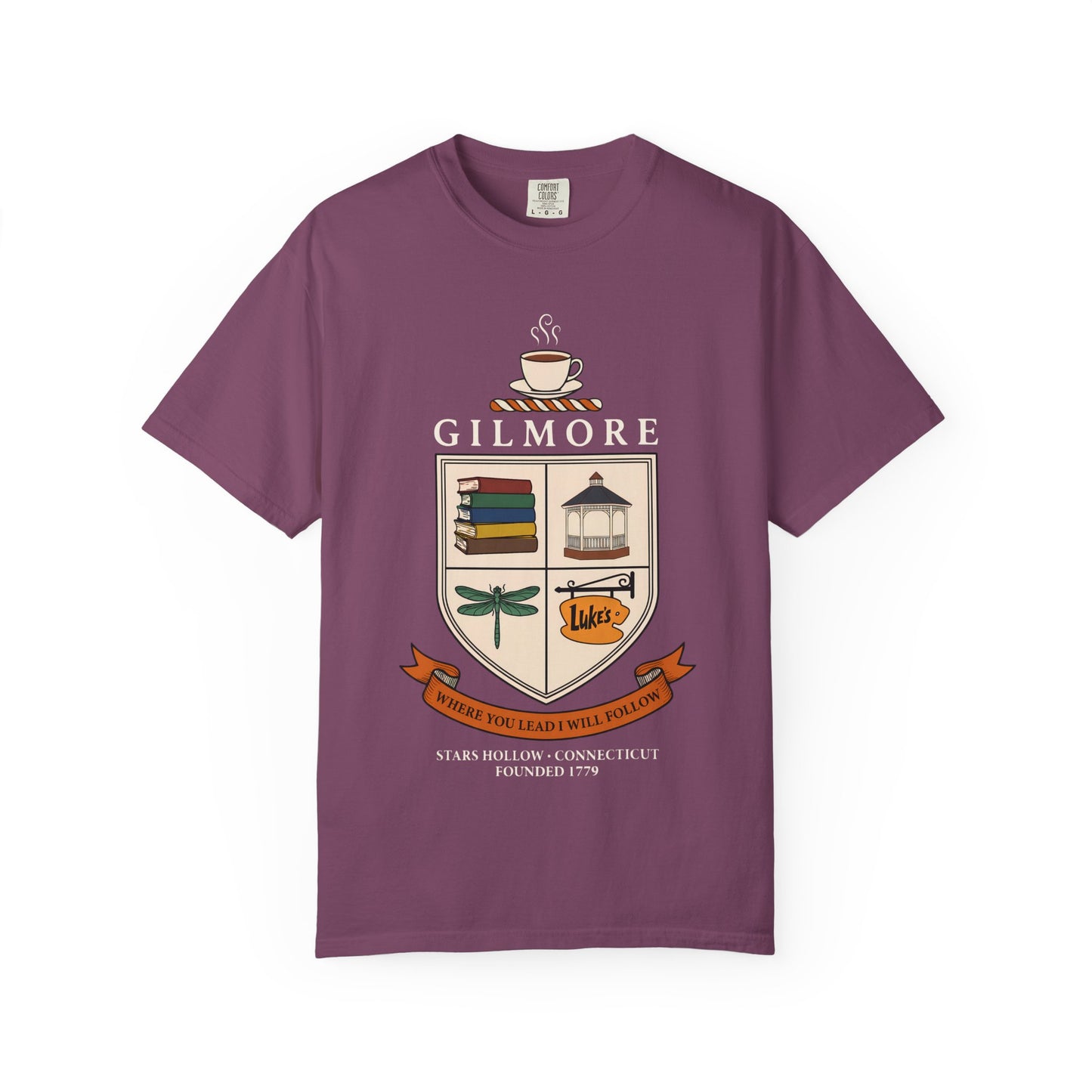 Gilmore Crest T-Shirt Dark #3