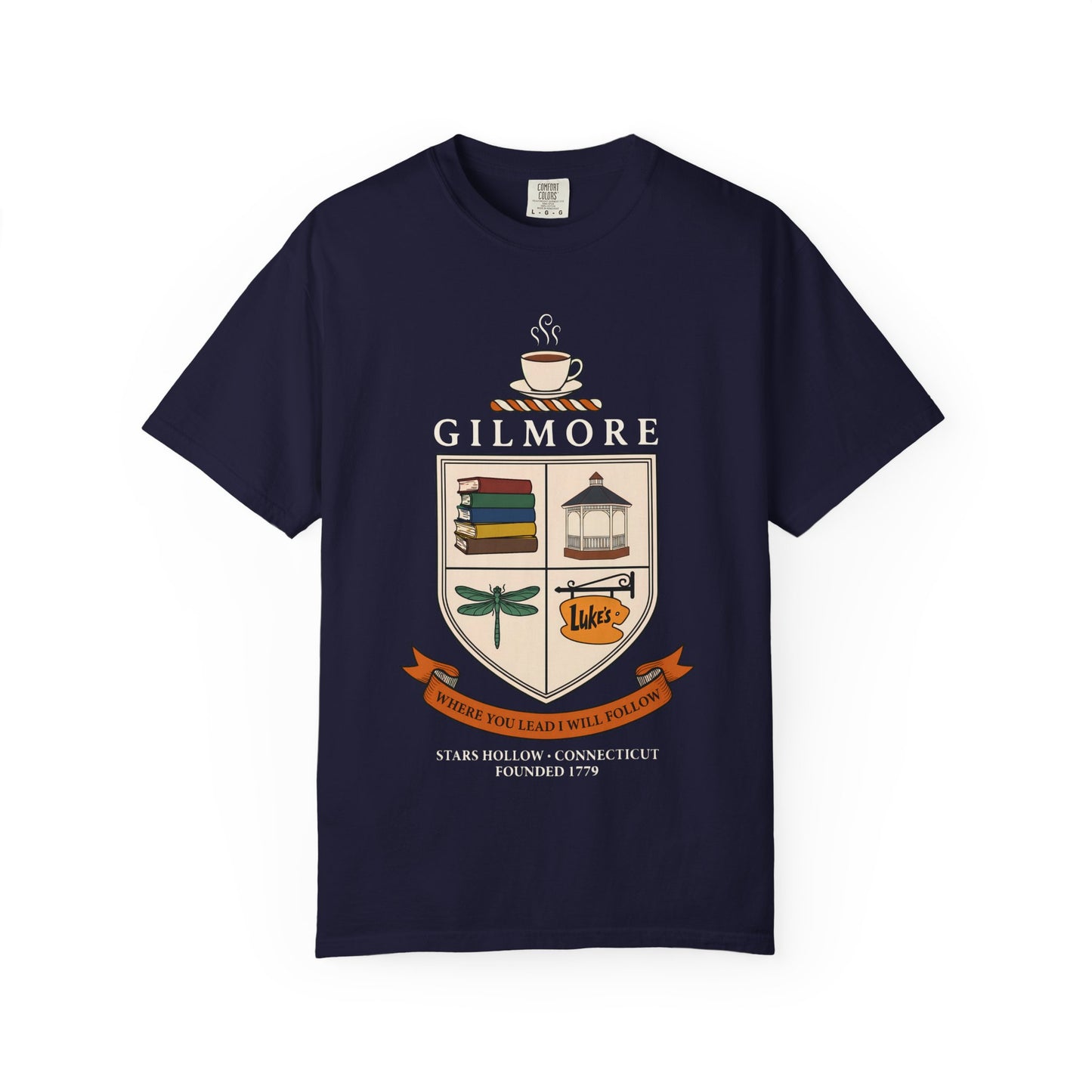 Gilmore Crest T-Shirt Dark #3