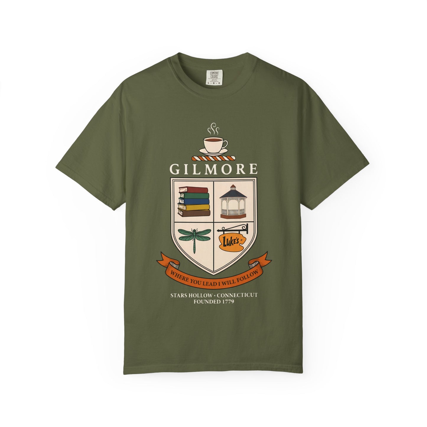 Gilmore Crest T-Shirt Dark #3