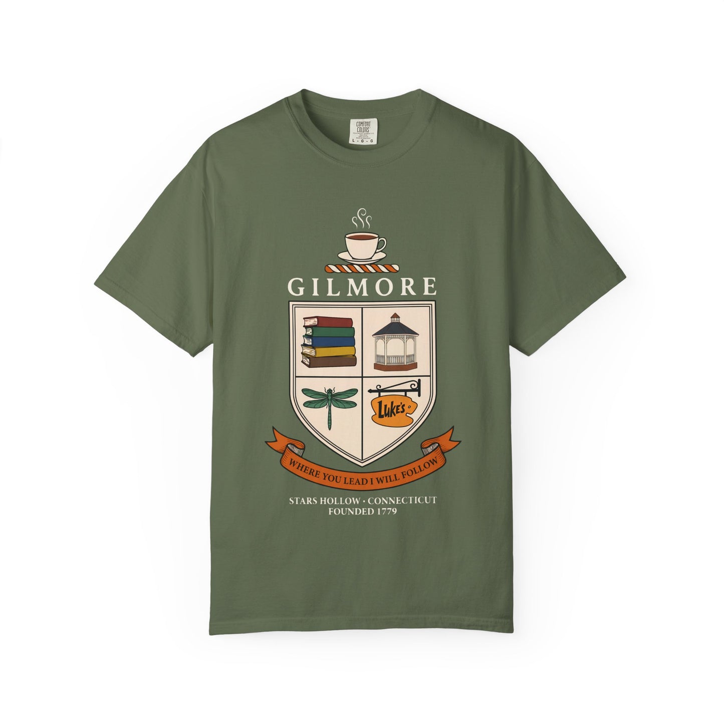 Gilmore Crest T-Shirt Dark #3