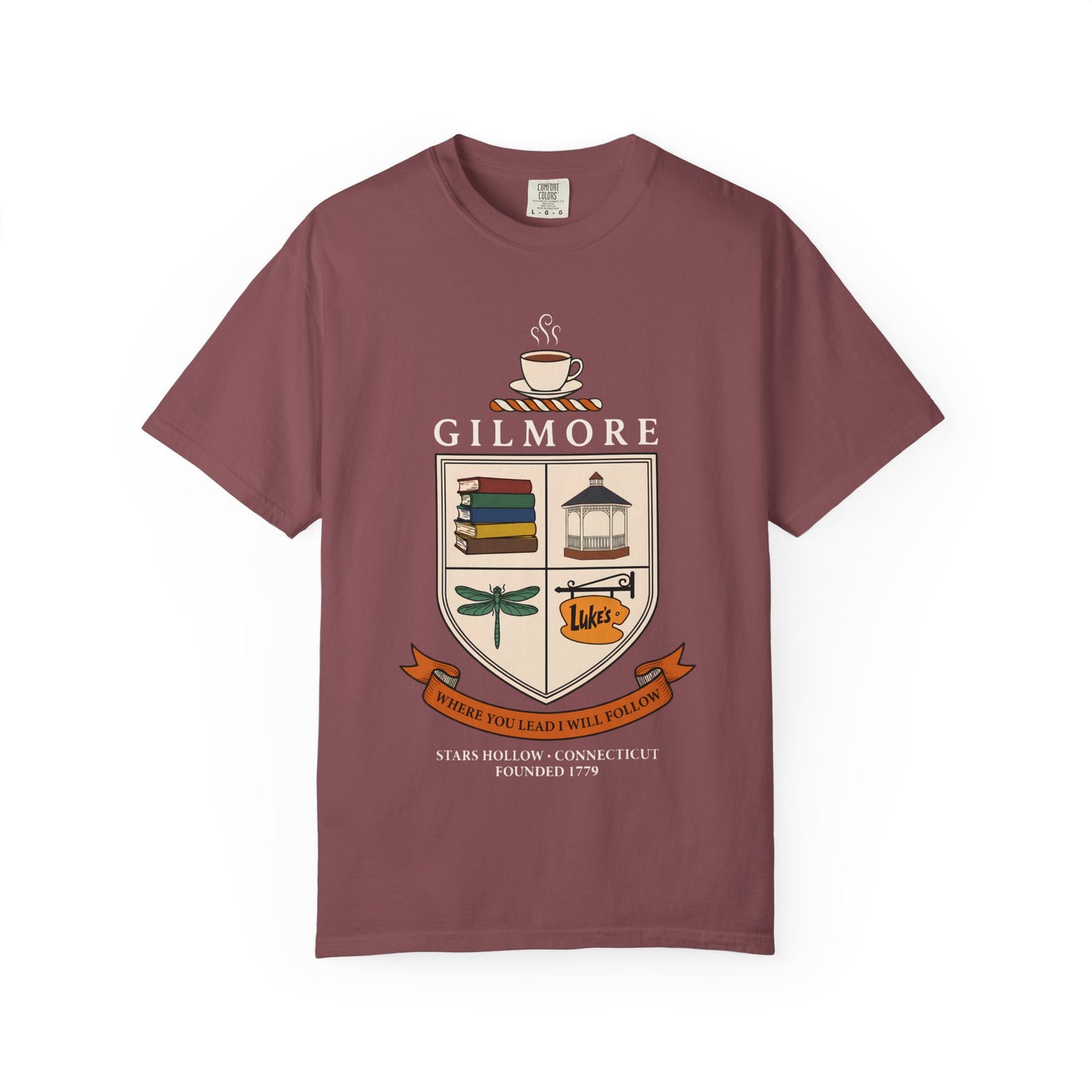 Gilmore Crest T-Shirt Dark #3