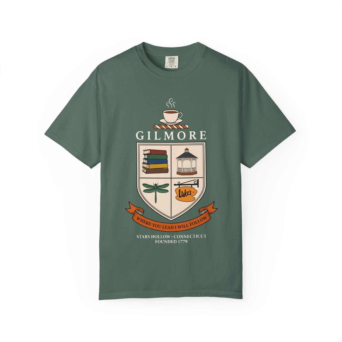 Gilmore Crest T-Shirt Dark #3
