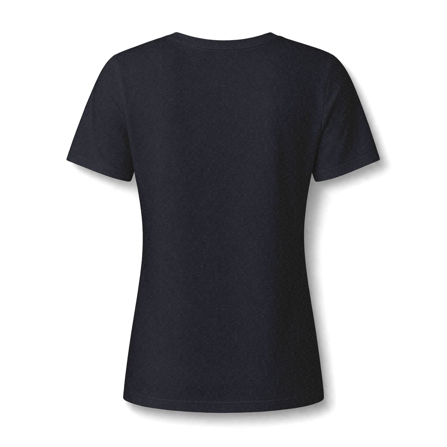 Gilmore Women's Relaxed Heather CVC V-Neck Tee Dark #2
