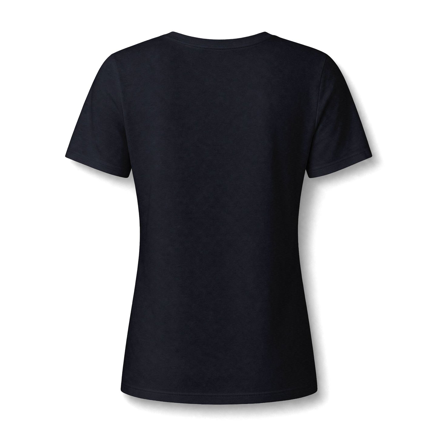 Gilmore Women's Relaxed Heather CVC V-Neck Tee Dark #2